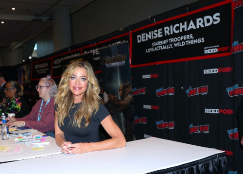 Denise Richards Signing Autographs at NY Comic-Con, October 2024 4