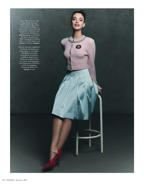 Deva Cassel in Madame Magazine, November 2024 16