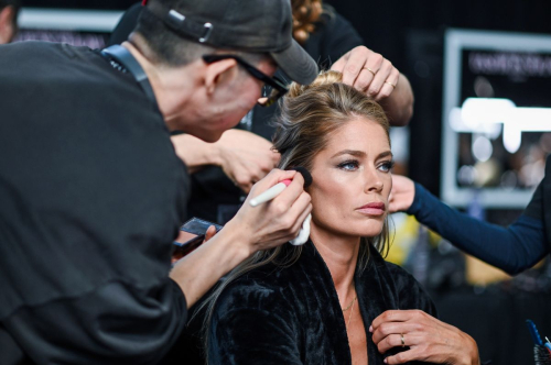 Doutzen Kroes Getting Ready for Victoria’s Secret Fashion Show October 2024 3