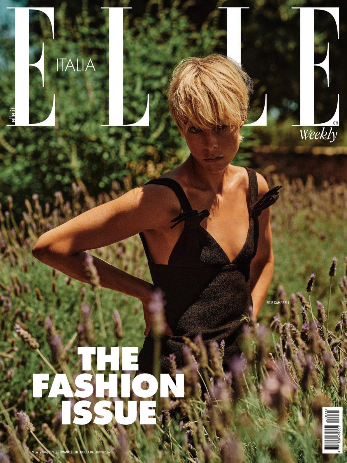 Edie Campbell in Elle Italy, September 2024