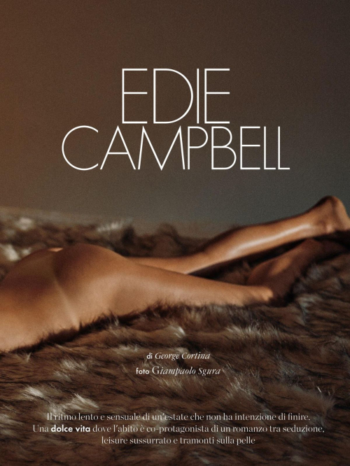 Edie Campbell in Elle Italy, September 2024 56