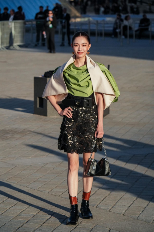 Elaine Zhong at Louis Vuitton Paris Fashion Week Show, October 2024 1