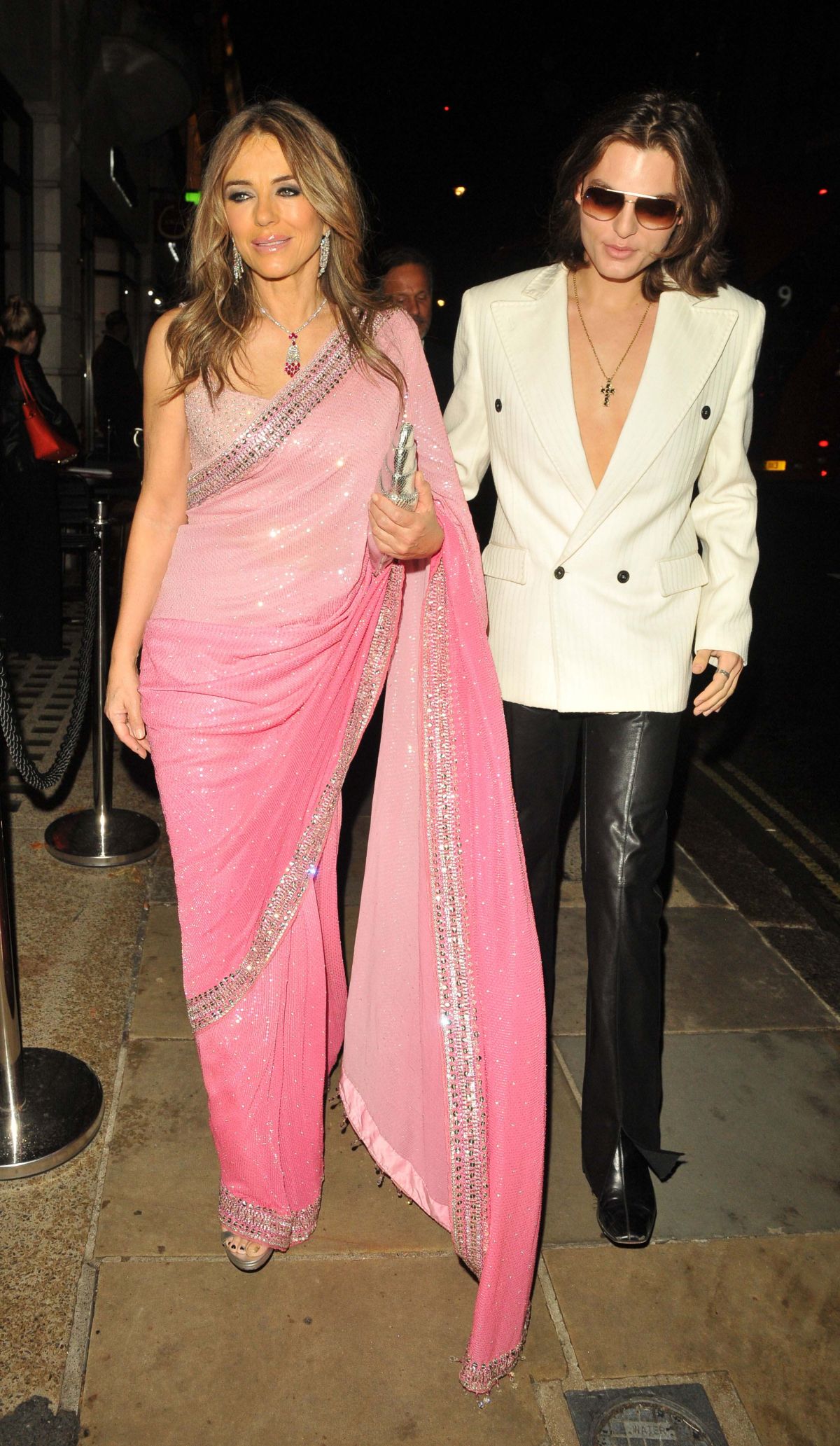 Elizabeth Hurley at Diwali Charity Dinner in London, October 2024