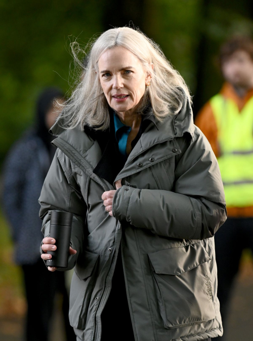 Elizabeth McGovern on Set of The Talamasca in New York, October 2024