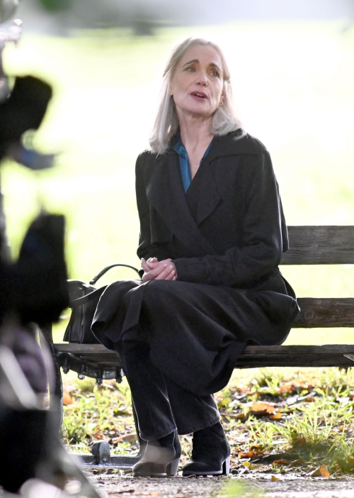 Elizabeth McGovern on Set of The Talamasca in New York, October 2024 3