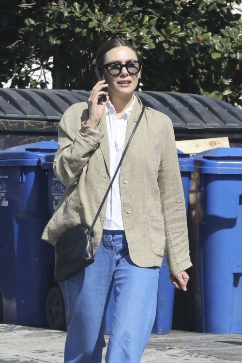 Elizabeth Olsen Heading to Lunch in Los Angeles, October 2024