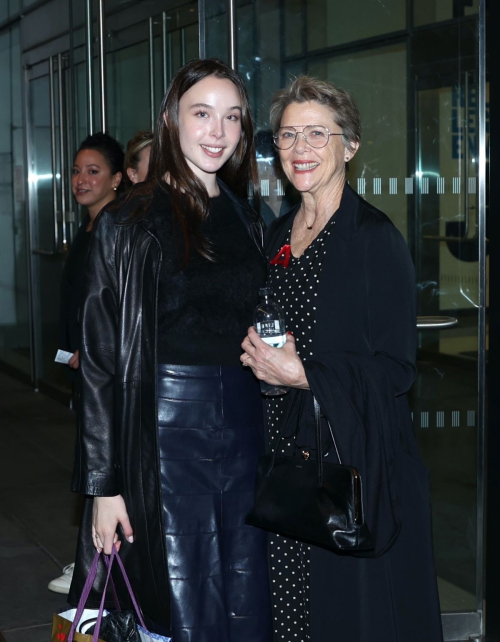 Ella Beatty and Annette Bening at Gerald W. Lynch Theater in New York, October 2024