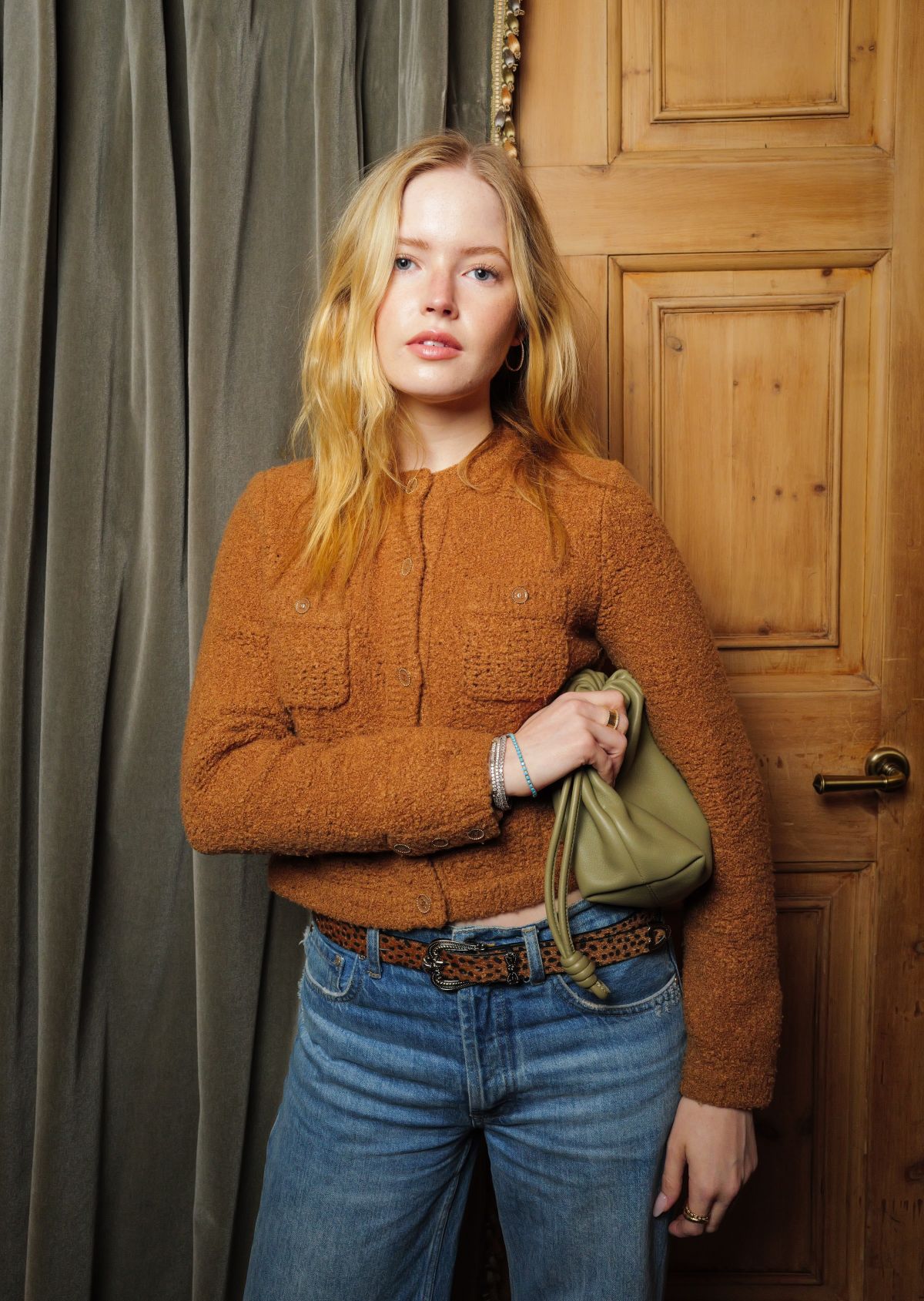 Ellie Bamber at Frieze London Breakfast at Maison Estelle, October 2024