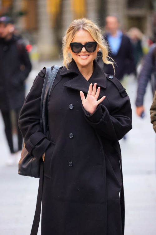 Emily Atack Leaves Heart Radio Studio in London, October 2024 1