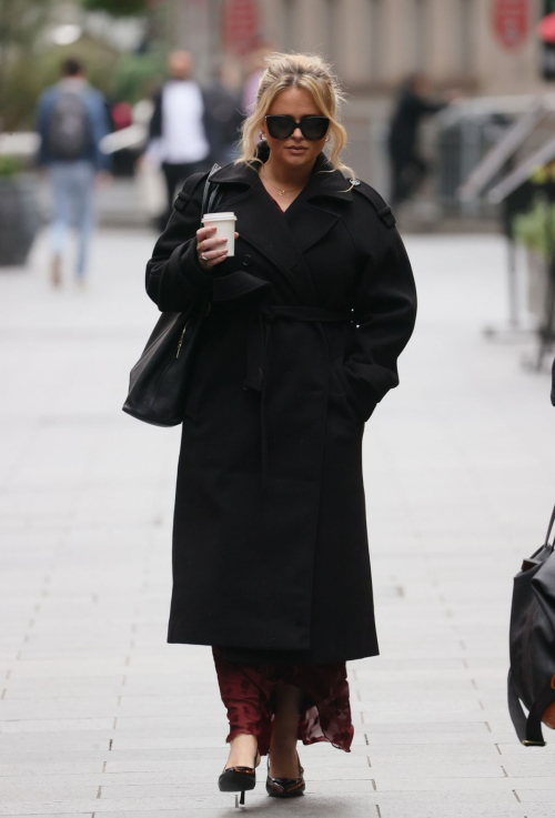 Emily Atack Leaves Heart Radio Studio in London, October 2024 3