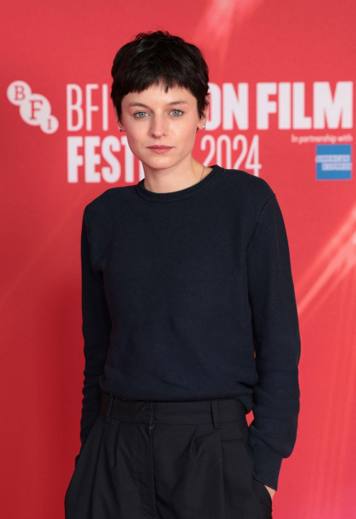 Emma Corrin at BFI London Film Festival Conference, October 2024 3