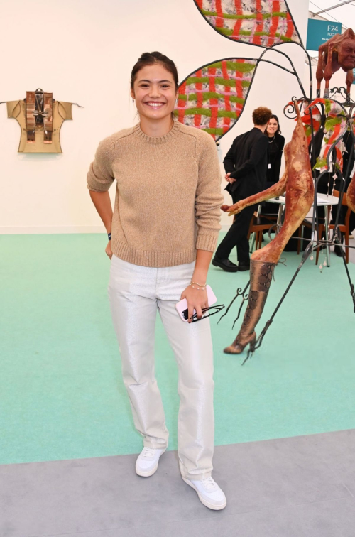 Emma Raducanu at Frieze Art Fair VIP Preview London, October 2024