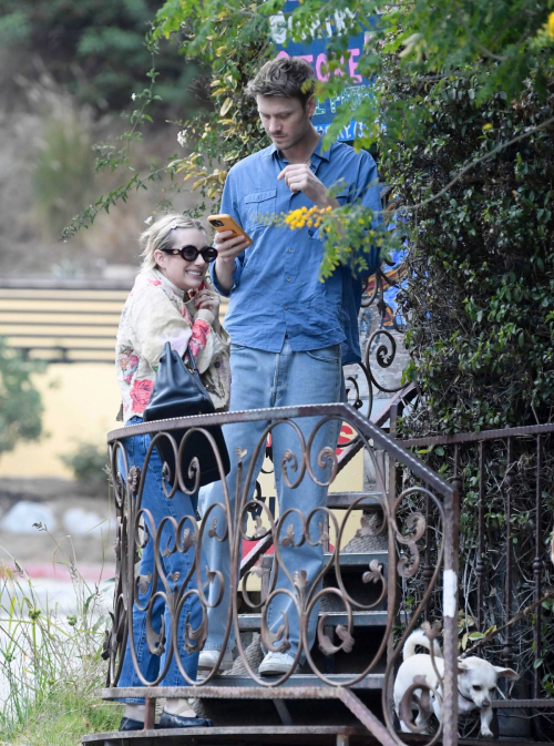 Emma Roberts and Cody John Out for Dinner at Pace in Los Angeles, October 2024