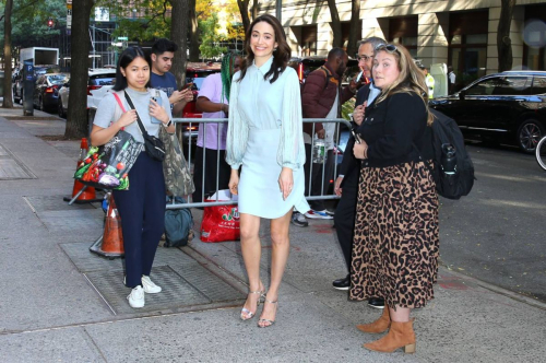 Emmy Rossum at Live with Kelly & Mark in New York, October 2024 3