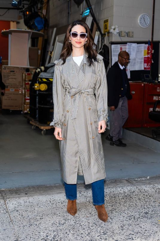 Emmy Rossum Out in Upper West Side New York, October 2024