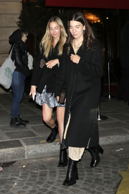 Este, Danielle, and Alana Haim Leave Louis Vuitton Afterparty at Paris Fashion Week, October 2024 6