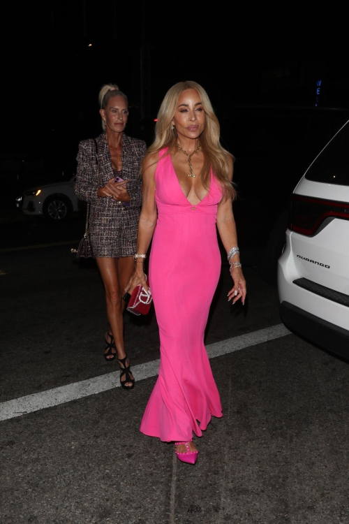 Faye Resnick Arrives at Paris Hilton's Infinite Icon Experience Concert, October 2024