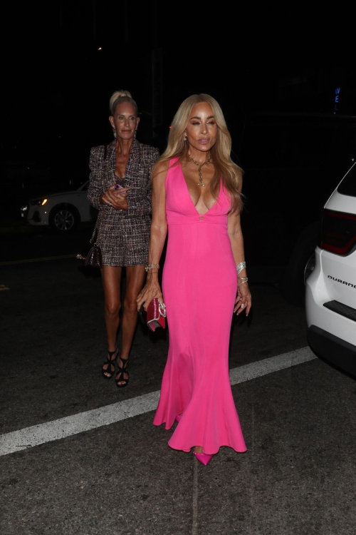 Faye Resnick Arrives at Paris Hilton