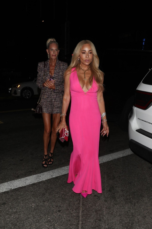 Faye Resnick Arrives at Paris Hilton