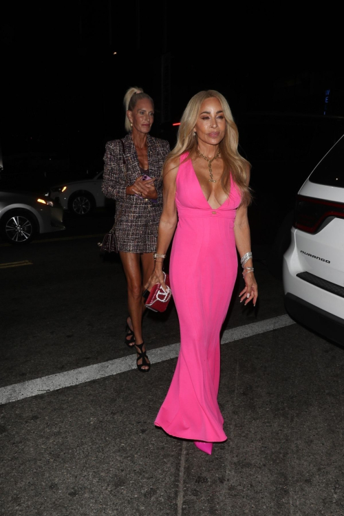 Faye Resnick Arrives at Paris Hilton