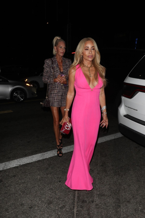 Faye Resnick Arrives at Paris Hilton