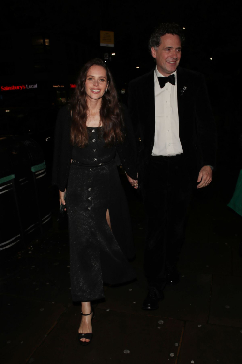 Felicity Jones at BFI London Film Festival Luminous Gala, October 2024 3