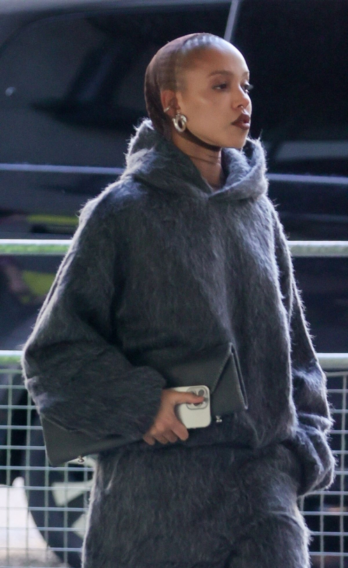 FKA Twigs Leaves BBC Studios in London, October 2024 1