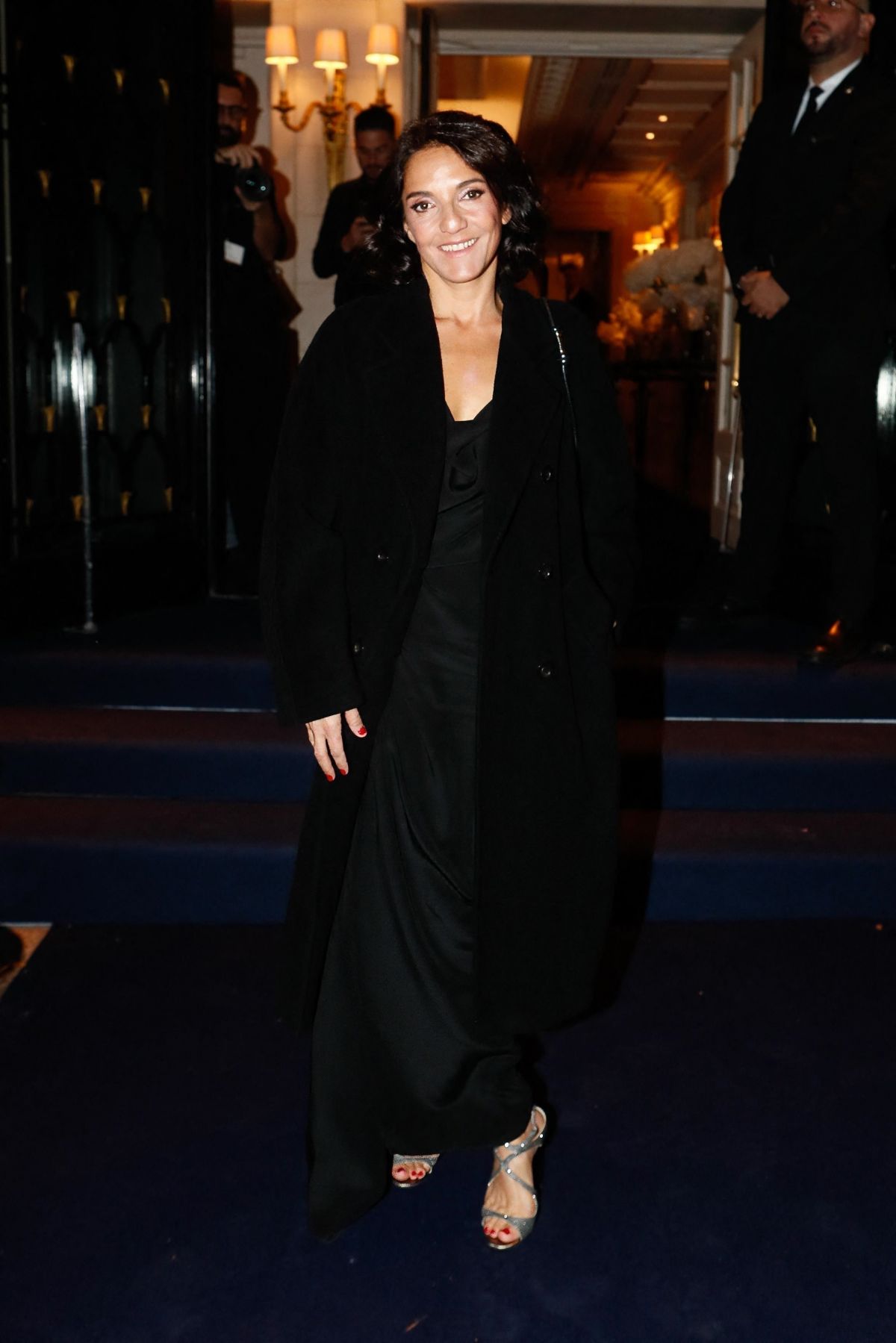 Florence Foresti Arrives at Global Gift Gala at George V Hotel in Paris, October 2024