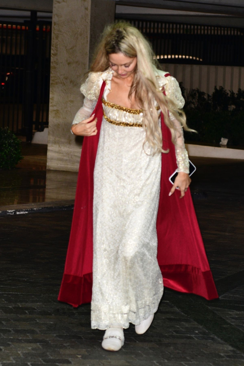 Gia Skova as Josephine de Beauharnais at Halloween Party in LA, October 2024