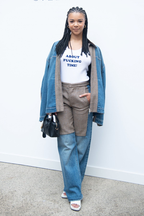 India Amarteifio at Stella McCartney Womenswear Spring-Summer 2025 Show, September 2024 3