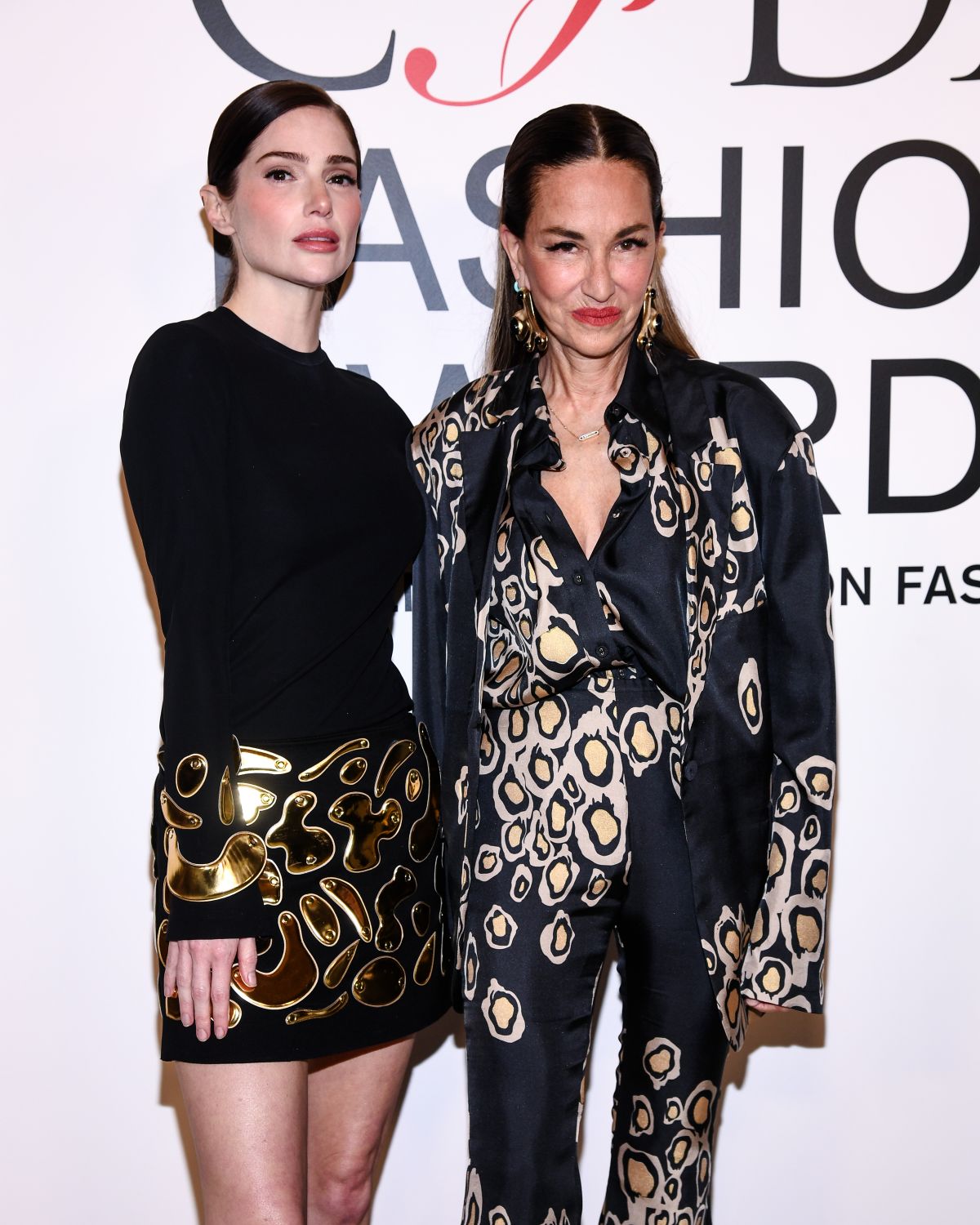 Janet Montgomery and Cynthia Rowley at CFDA Fashion Awards, October 2024