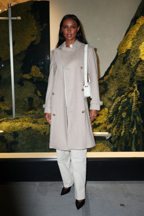 Jasmine Tookes at Burberry Flagship Store Opening in New York, October 2024 2