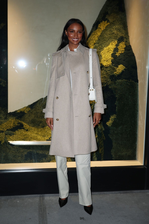 Jasmine Tookes at Burberry Flagship Store Opening in New York, October 2024 3