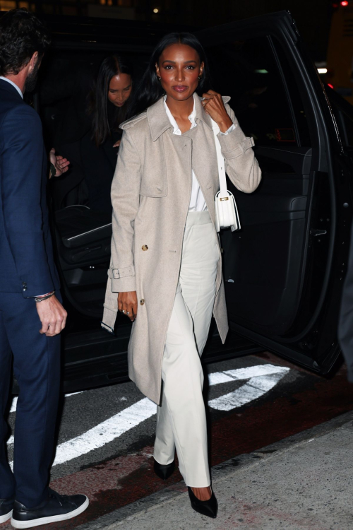 Jasmine Tookes at Burberry Flagship Store Opening in New York, October 2024 6