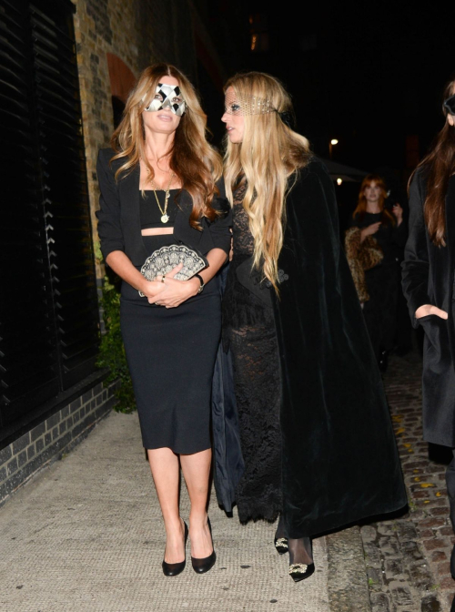 Jemima Goldsmith and Laura Bailey Arrive at Chiltern Firehouse Party, October 2024 1