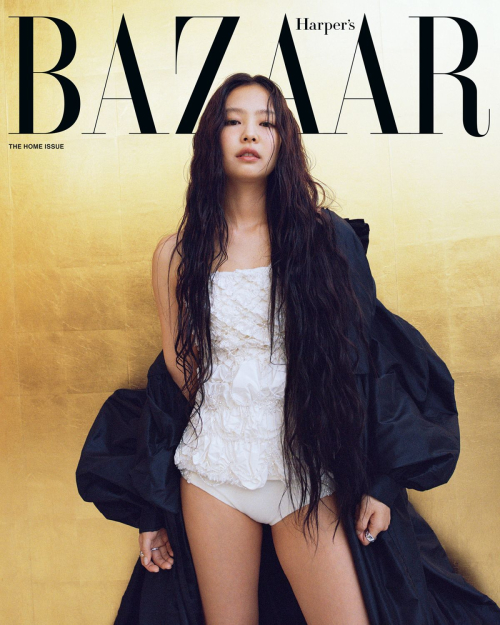 Jennie Kim for Harper's Bazaar Home Issue, October 2024