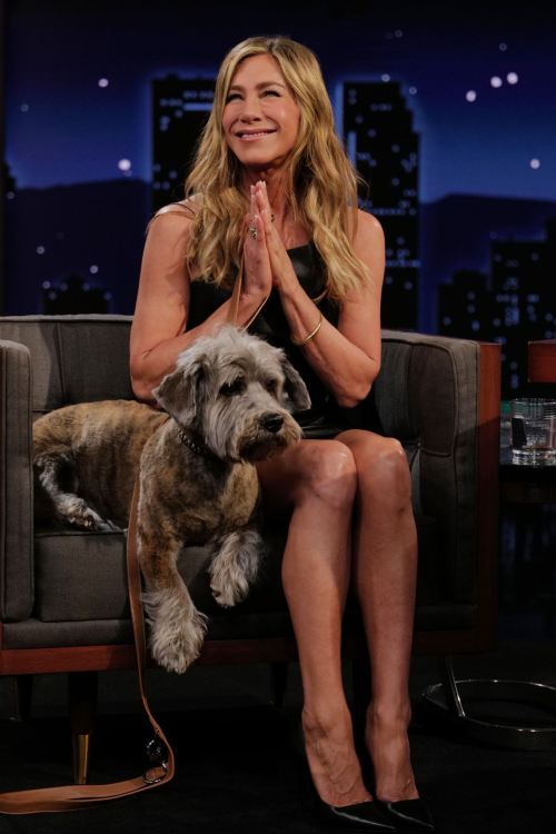 Jennifer Aniston at Jimmy Kimmel Live, October 2024