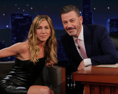 Jennifer Aniston at Jimmy Kimmel Live, October 2024 1