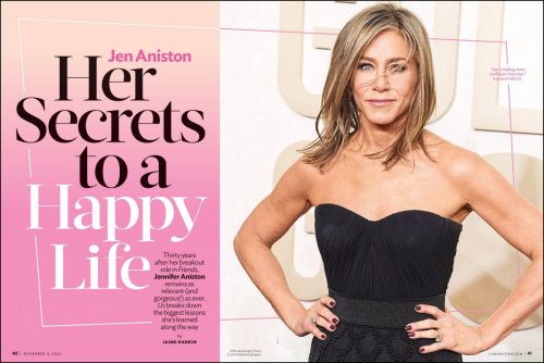 Jennifer Aniston in Us Weekly, November 2024 1