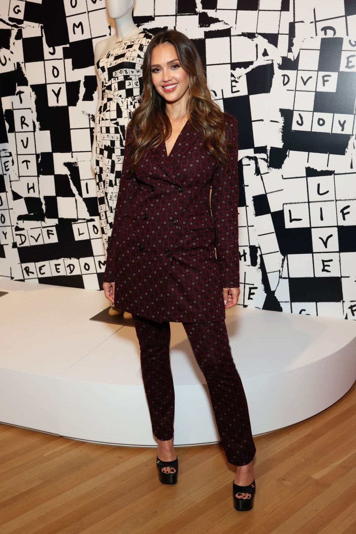 Jessica Alba at Diane von Furstenberg Debut Event in Los Angeles, October 2024