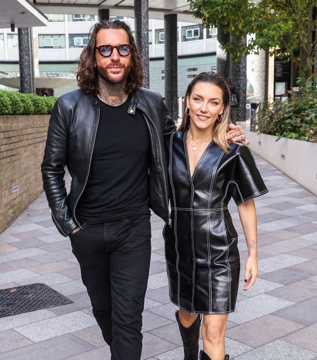 Jowita Przystal Leaves Television Centre in London, October 2024