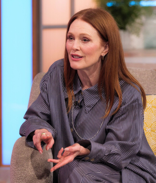 Julianne Moore at Lorraine TV Show London, October 2024