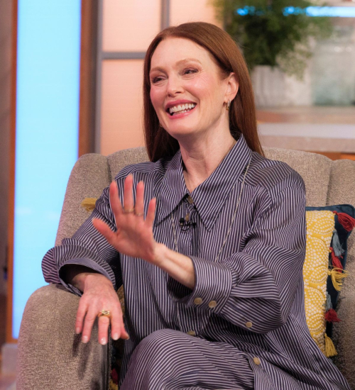 Julianne Moore at Lorraine TV Show London, October 2024 1