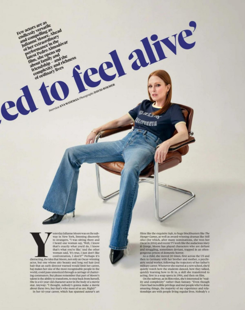 Julianne Moore in The Observer Magazine, October 2024 2