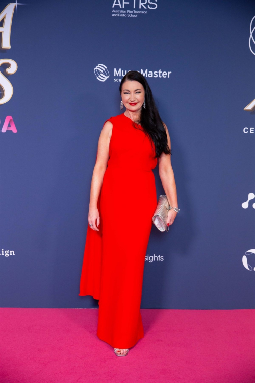 Karen McMullen at ACRA Awards at The Star in Sydney, October 2024