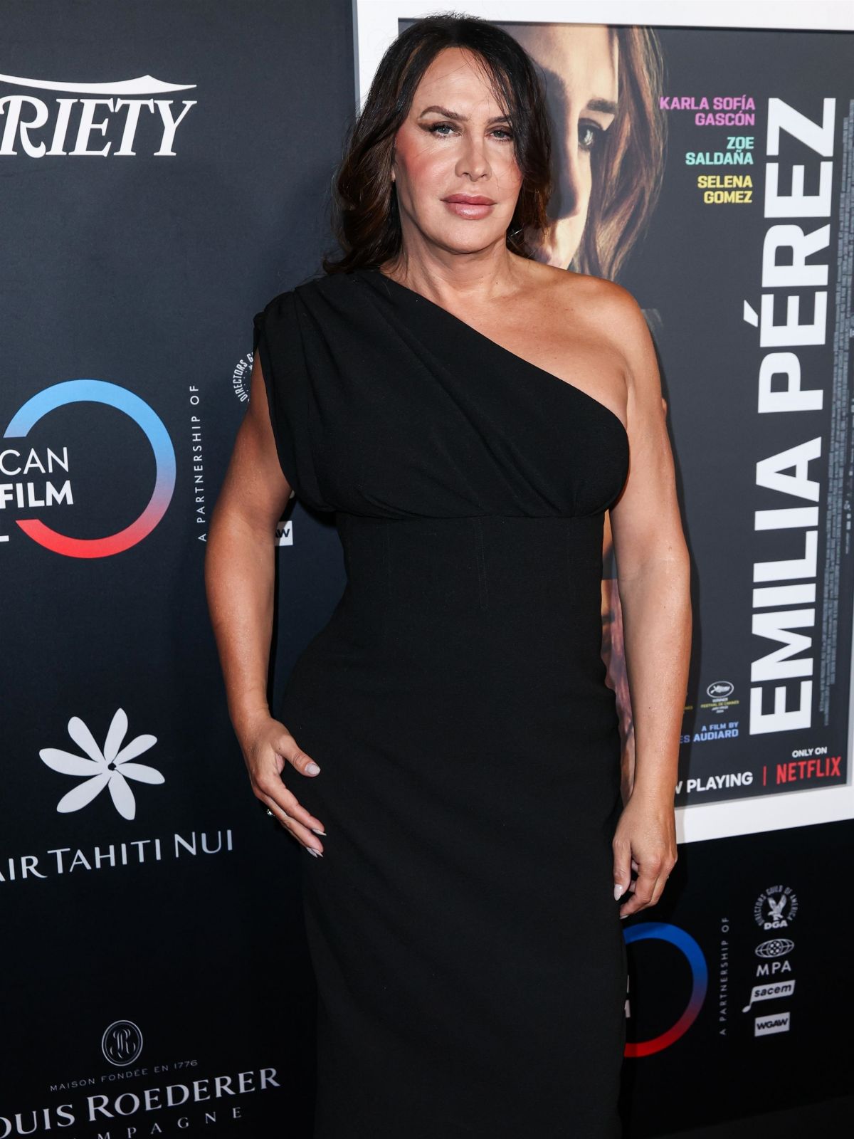 Karla Sofia Gascon at French American Film Festival in Los Angeles, October 2024