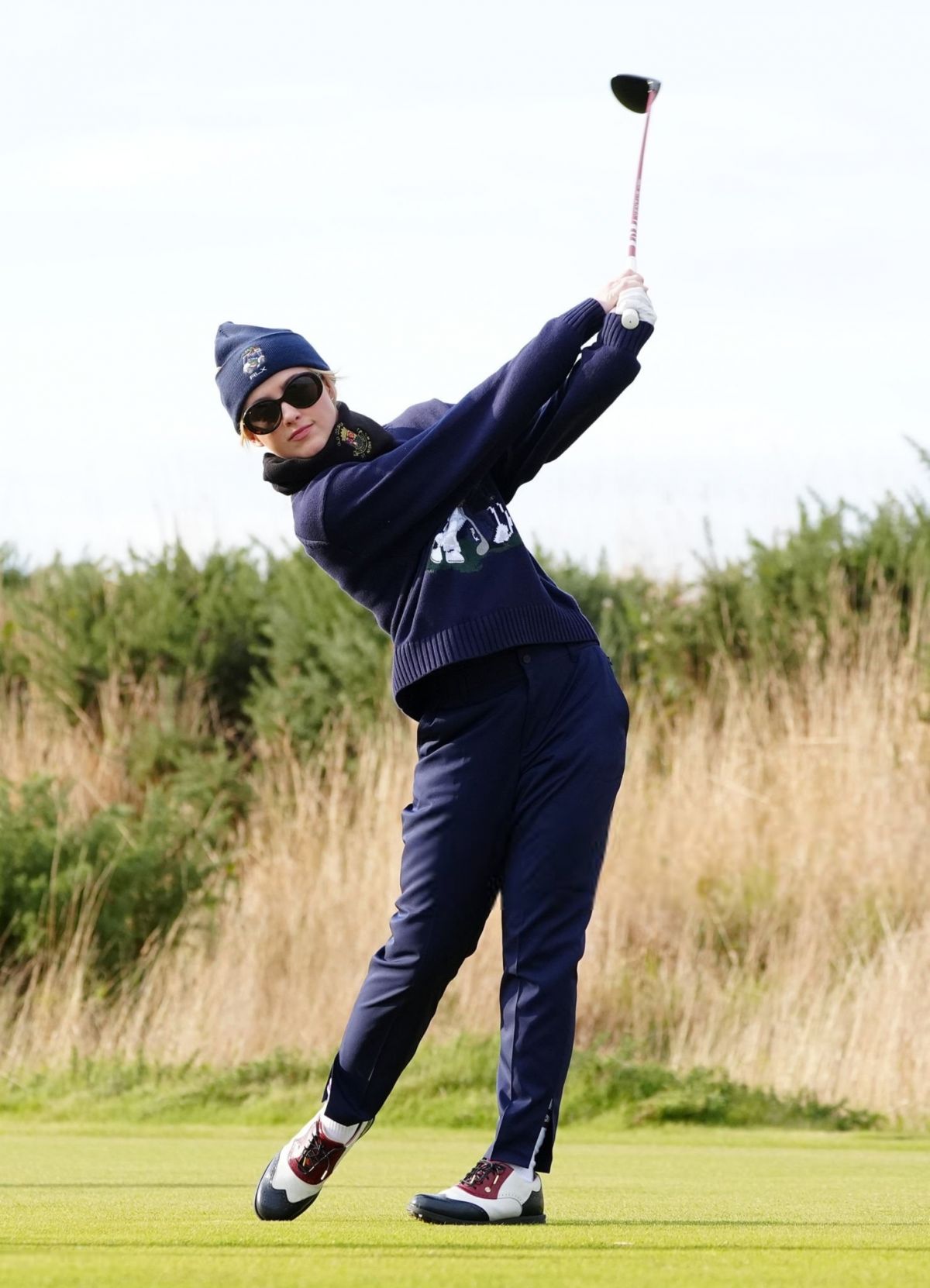 Kathryn Newton at Second Round of Alfred Dunhill Links Championship, October 2024