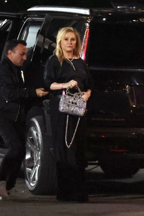 Kathy Hilton Arrives at Paris Hilton