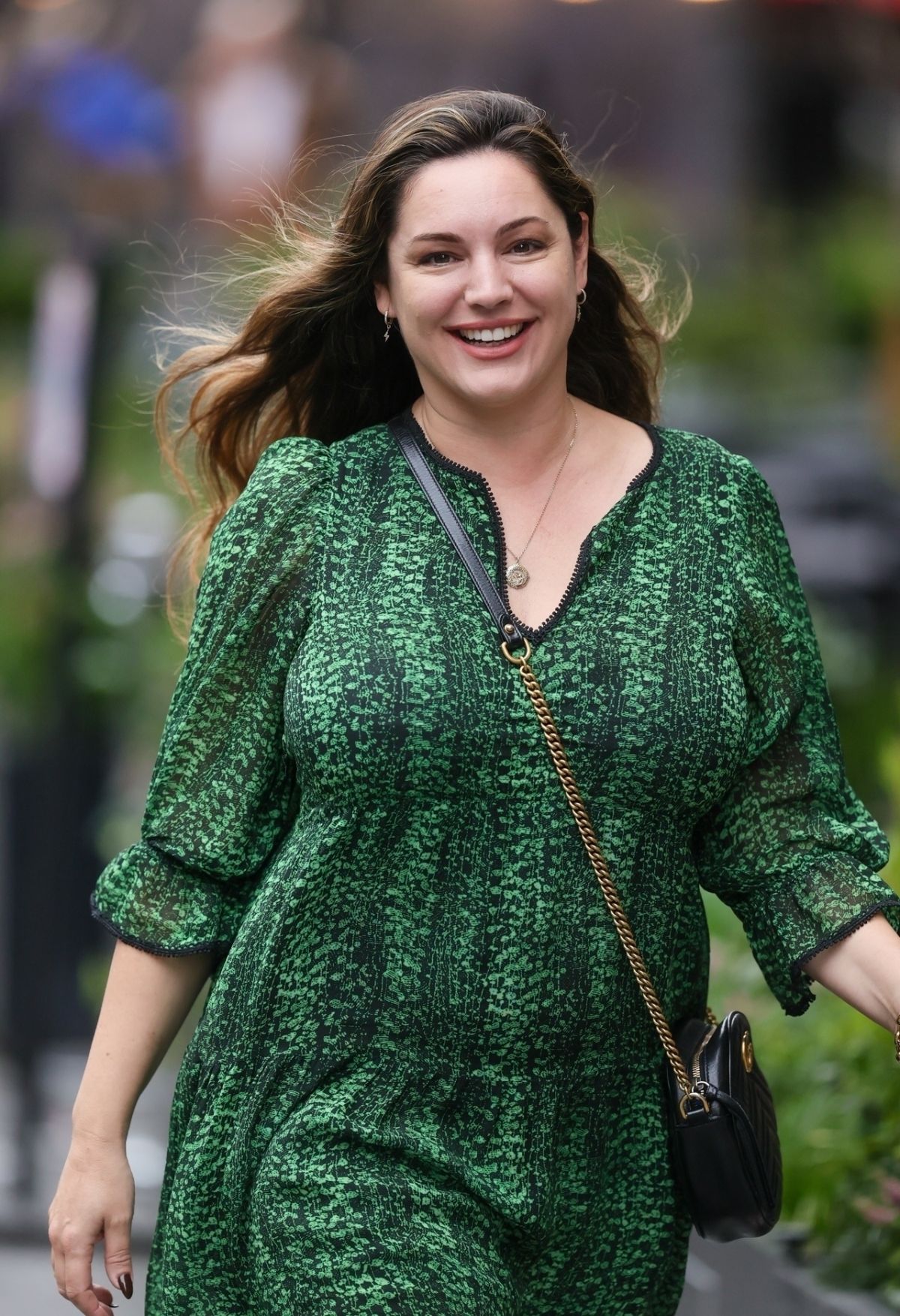 Kelly Brook Leaves Heart Radio in London, October 2024