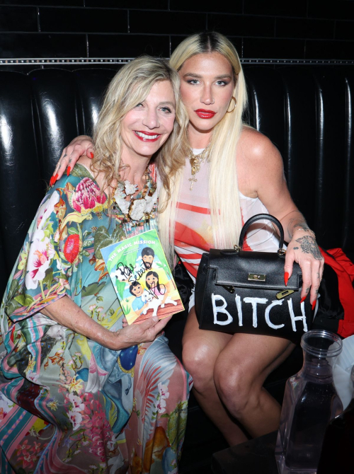 Kesha with Mother at Night of 1000 Kesha's Benefit, October 2024